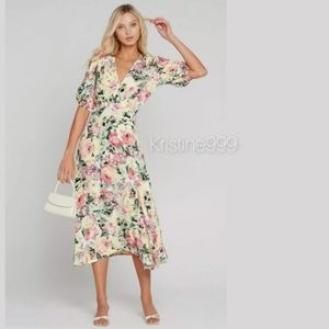 Faithfull the Brand Marie Louise Midi Dress in Vennisa Floral